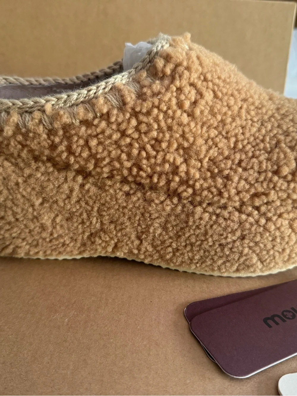 Mou Curly Sheepskin Clog - Picture 3 of 10